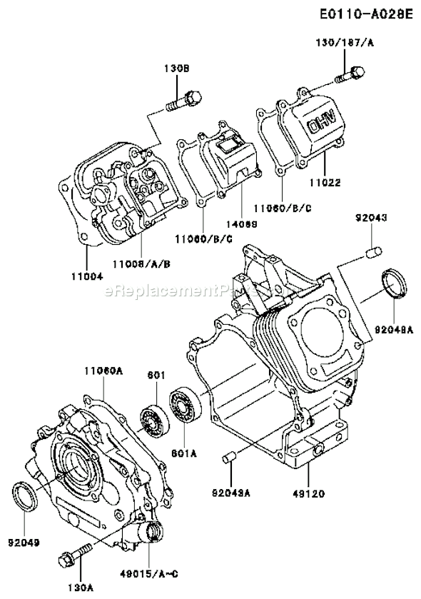 Kawasaki GE2200A-CS01 Generator Page F Diagram