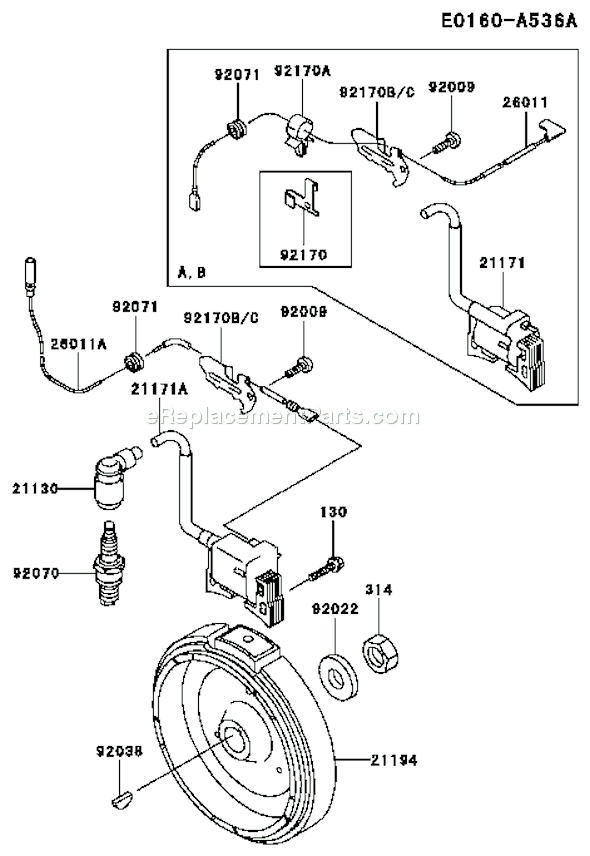 Kawasaki GE2200A-CS01 Generator Page G Diagram