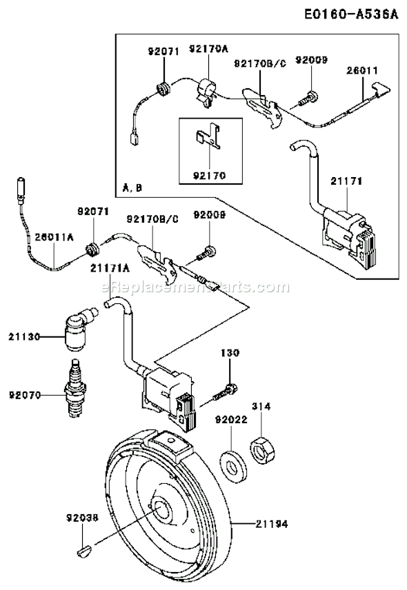 Kawasaki GE2200A-DS01 Generator Page G Diagram