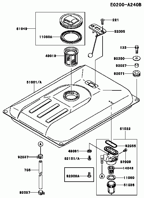 Kawasaki GE4300A-CS01 Generator Page I Diagram