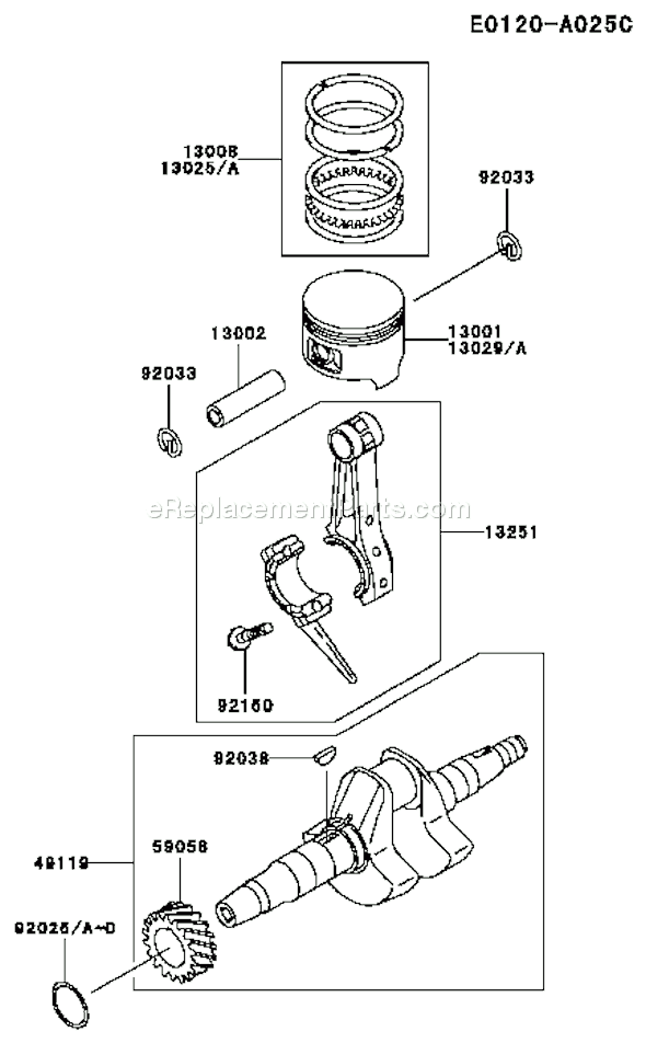 Kawasaki GEW90A-BS01 Generator Page M Diagram