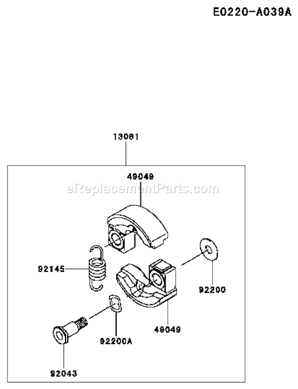 Kawasaki TJ027E-BC00 2 Stroke Engine Page H Diagram