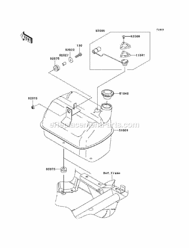 Kawasaki KAF400-A9F (2009) Mule Page F Diagram