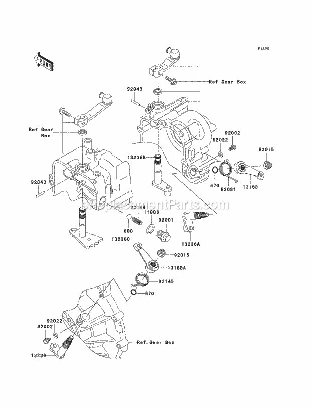 Kawasaki KAF620-R9F Parts List and Diagram - (2009) : eReplacementParts.com