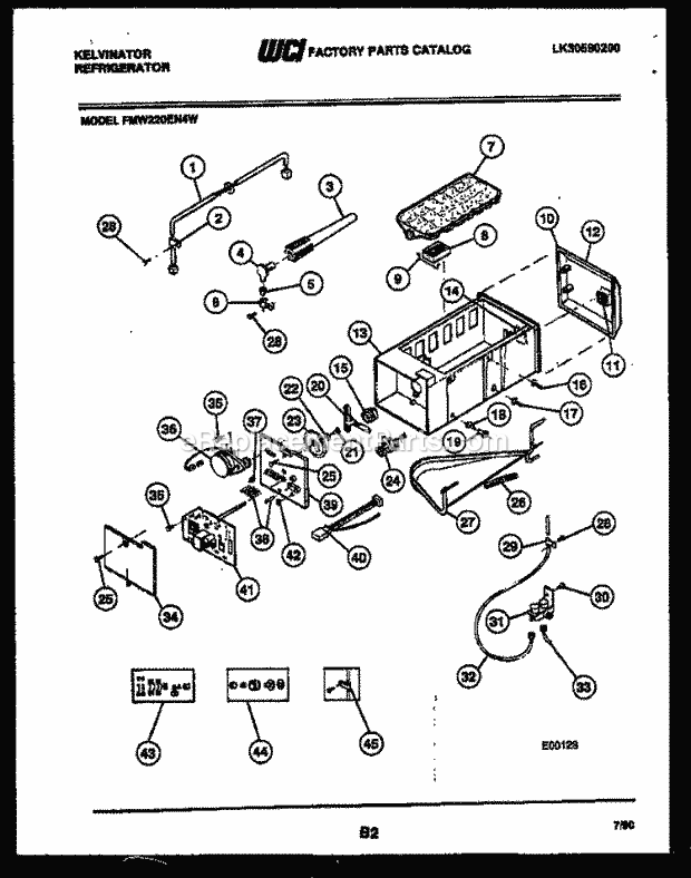 Kelvinator FMW220EN4F Side-By-Side Refrigerator - Side by Side - Lk30590200 Ice Maker and Ice Maker Installatio Diagram