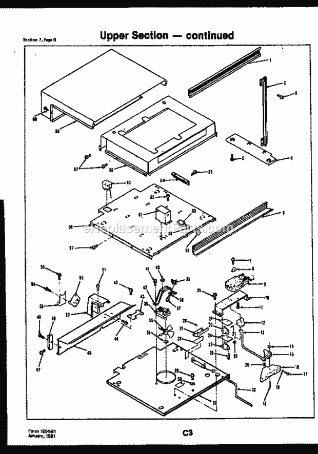 Kelvinator TSK140PN0W Top Freezer Refrigerator - Top Mount - Lk30589010 Shelves and Supports Diagram