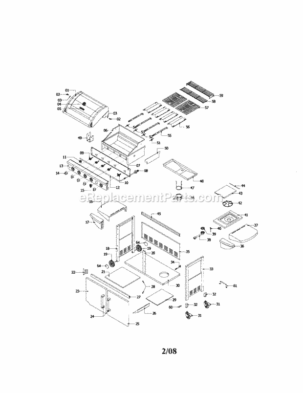 Kenmore 12216129800 Gas Grill Gas_Grill Diagram