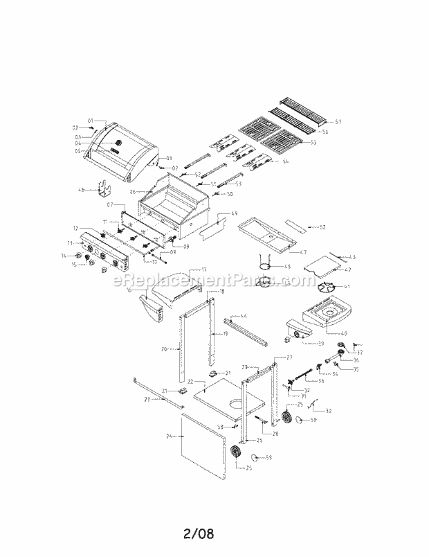 Kenmore 12216305800 Gas Grill Gas_Grill Diagram