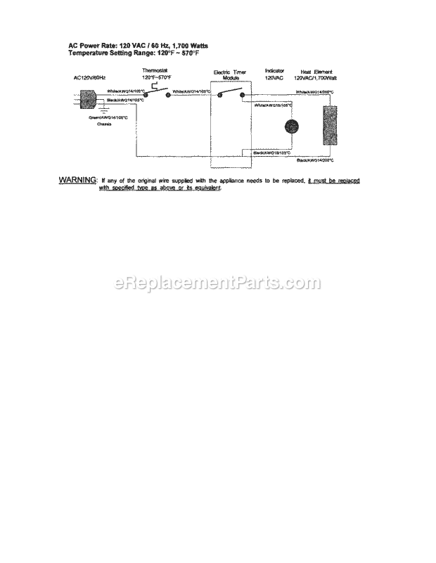 Kenmore 14115284900 Dual Electric Grill SpecificationWiring_Diagram Diagram