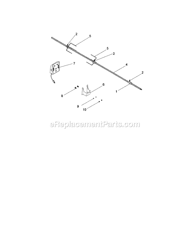 Kenmore 14116655900 Elite Gas Grill Rotisserie_Assembly Diagram