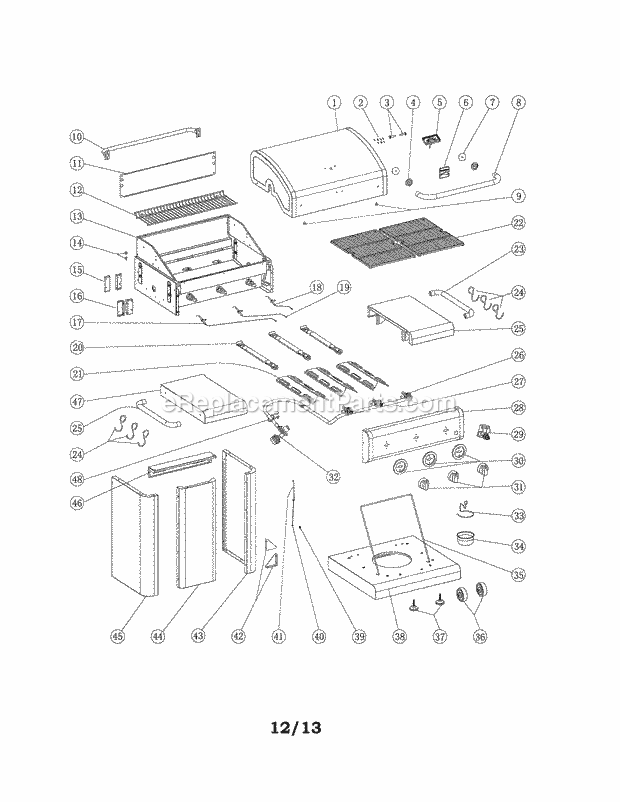 Kenmore 14623673310 Gas Grill Gas_Grill Diagram