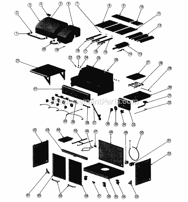 Kenmore 14823682310 Gas Grill Gas_Grill Diagram