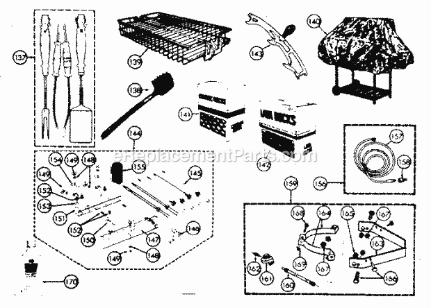 Kenmore 2581056080 Outdoor Gas Grill Page D Diagram