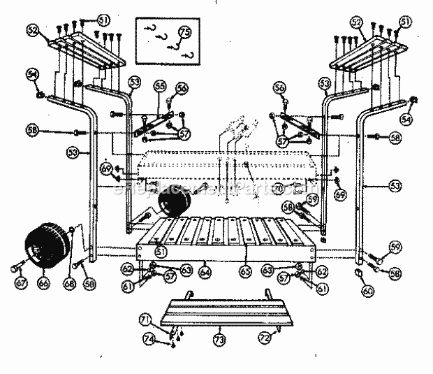 Kenmore 2581058080 Outdoor Gas Grill Cart Diagram