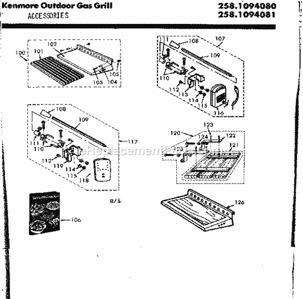 Kenmore 2581094080 Outdoor Gas Grill Optional_Accessories Diagram