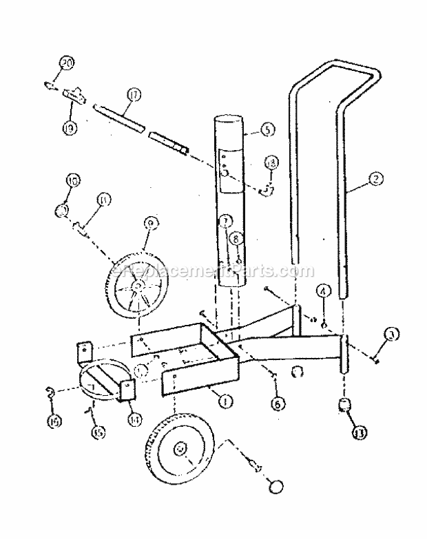 Kenmore 25822100 Outdoor Gas Grill Accessory_Item Diagram