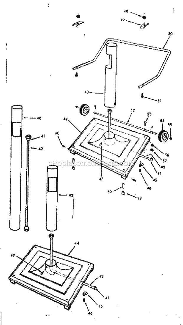 Kenmore 25822732 Outdoor Gas Grill Post_Assemblies Diagram
