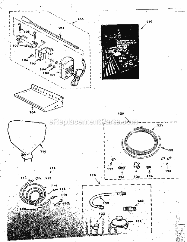 Kenmore 2582317731 Gas Grill Optional_Accessories_Parts Diagram
