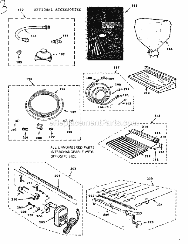 Kenmore 2582337810 Outdoor Gas Grill Optional_Accessories Diagram