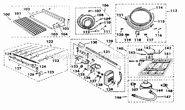 Kenmore 2582338110 Outdoor Gas Grill Optional_Accessories Diagram