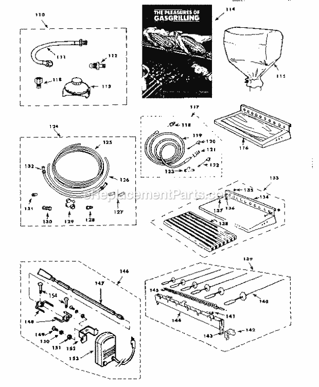 Kenmore 2582358010 Outdoor Gas Grill Optional_Accessories Diagram
