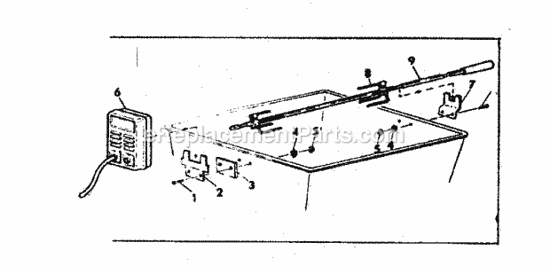 Kenmore 2911891 Sears Electric Grill Rotisserie_Motor_And_Spit Diagram
