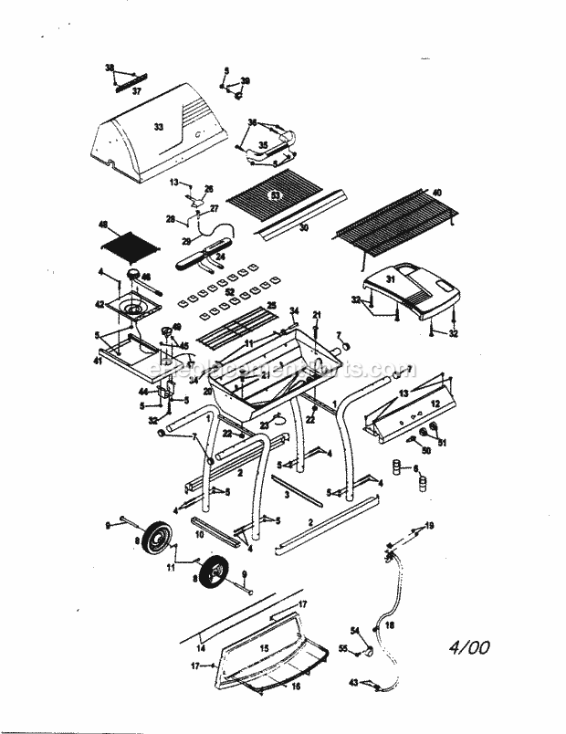 Kenmore 415156031 Gas Grill Gas_Grill Diagram