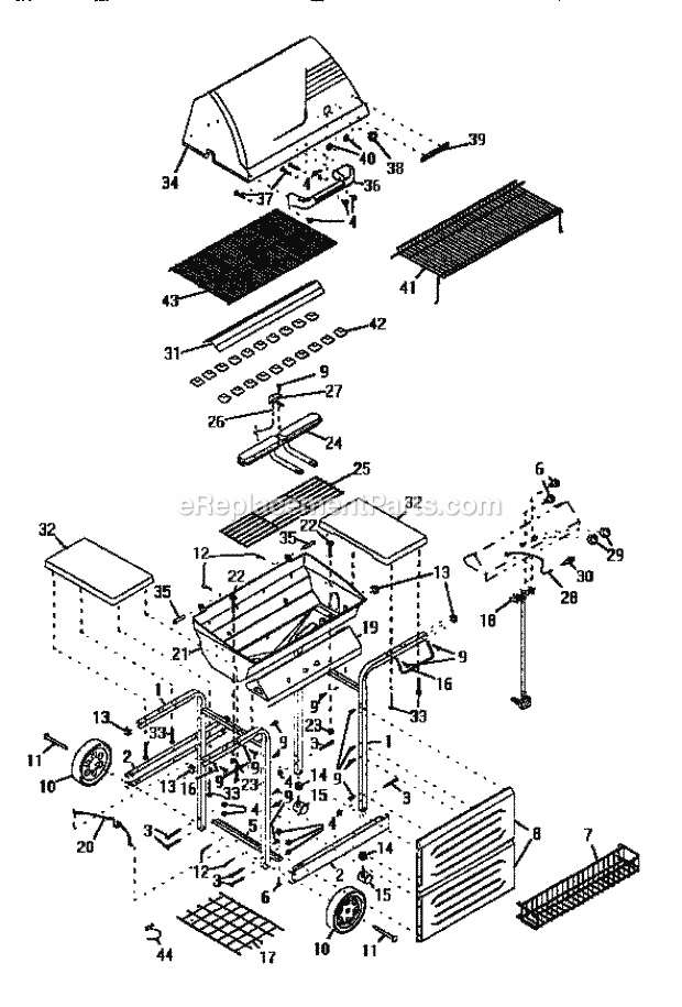 Kenmore 41515650 Outdoor Grill Replacement_Parts Diagram