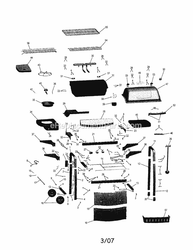 Kenmore 41516107 Gas Grill Gas_Grill Diagram