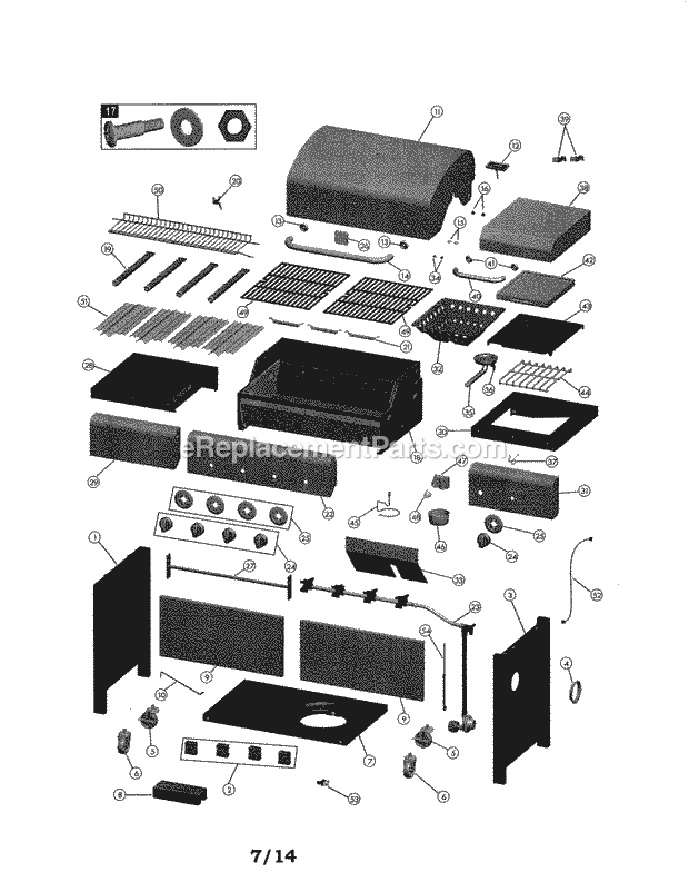 Kenmore 41523667310 Gas Grill Gas_Grill Diagram