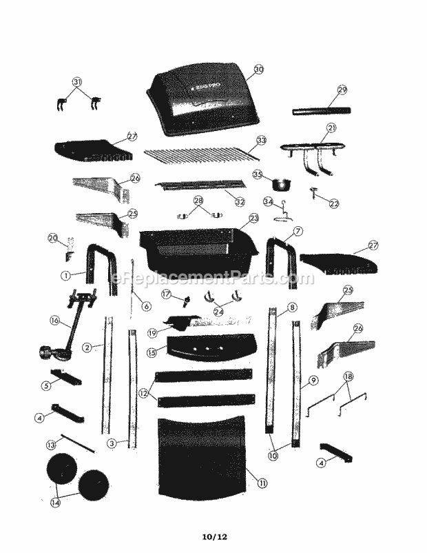 Kenmore 41523668310 Gas Grill Gas_Grill Diagram