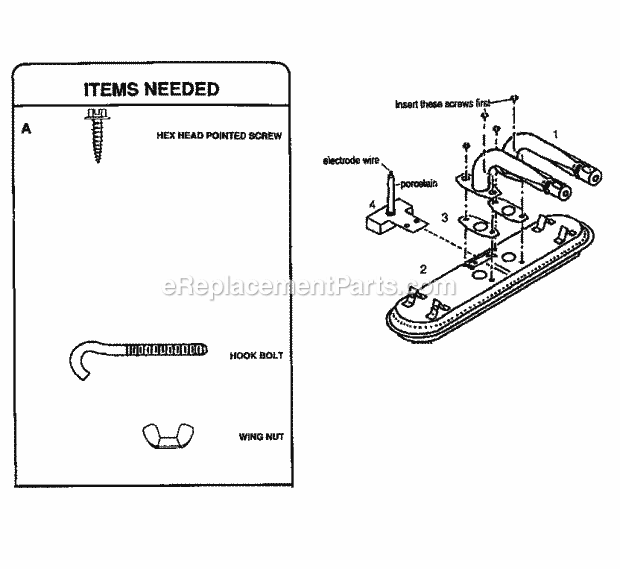 Kenmore 92010191 Portable Propane Grill Burner_And_Installation Diagram