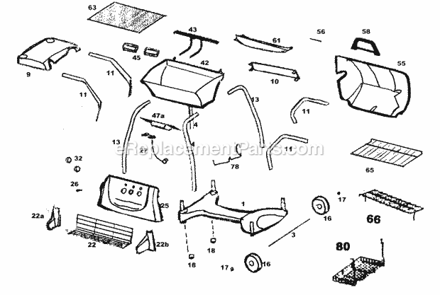 Kenmore 92016203 Gas Grill Grill Diagram