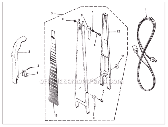 Kirby 1HC Heritage Vacuum Page C Diagram