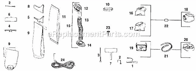 Kirby 561 Upright Page C Diagram