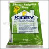 Kirby F-Style Cloth Allergy Bag-SENTRIA 6Pk part number: K-204808