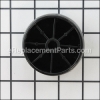 Kirby Front Wheel G6 Black part number: K-131999