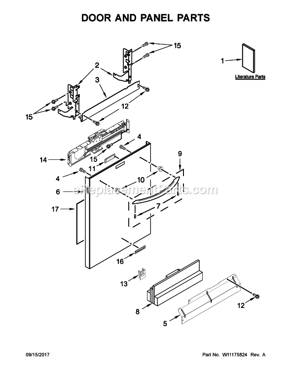 KitchenAid KDTM354DSS5 Dishwasher Page G Diagram