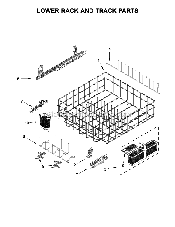 KitchenAid KDTM504EPA2 Dishwasher Page E Diagram