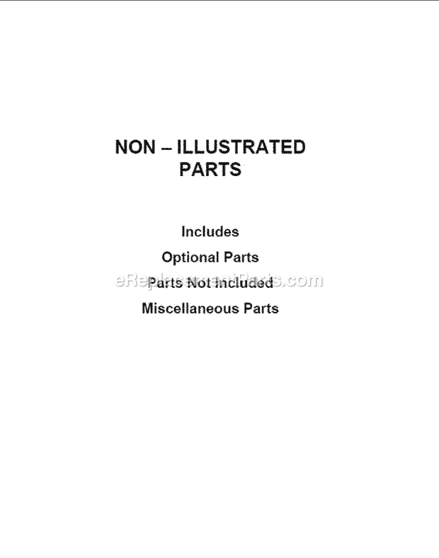 KitchenAid KERS206XBL2 Range Optional Parts (Not Included) Diagram