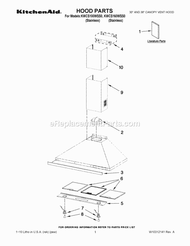 Light Bulb WPW10562734  KitchenAid Replacement Parts