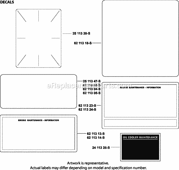 Kohler CH1000-0013 40 HP Engine Page E Diagram