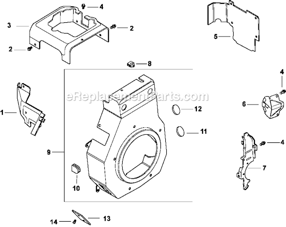 Kohler CH11-16118 Command Pro Engine Page B Diagram