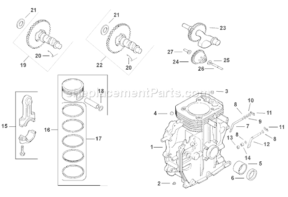 Kohler CH11S-16126 Engine Page C Diagram