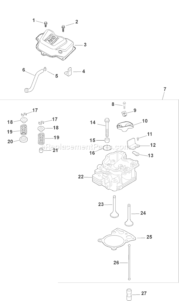 Kohler CH12.5S-1928 Engine Page I Diagram