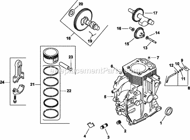 Kohler CH13-22511 13 HP Engine Page C Diagram