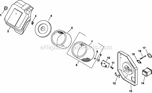 Kohler CH13-22519 13 HP Engine Page B Diagram