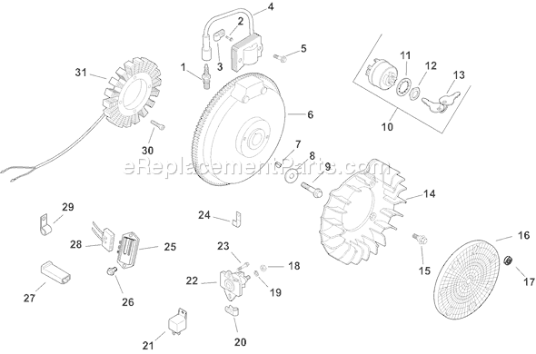 Kohler CH13S-22522 Engine Page J Diagram