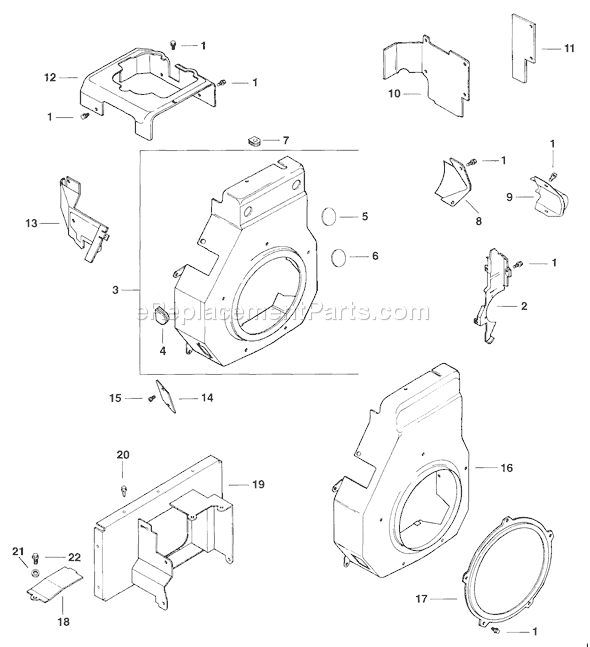 Kohler CH14-1805 Engine Page B Diagram