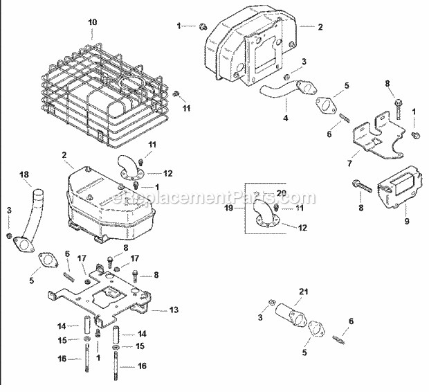 Kohler CH14-1822 14 HP Engine Page F Diagram